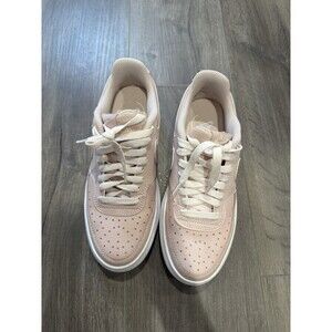 Nike Womens 7.5 Pink Platform Low Top Sneakers Lace Up Shoes DM0113-60